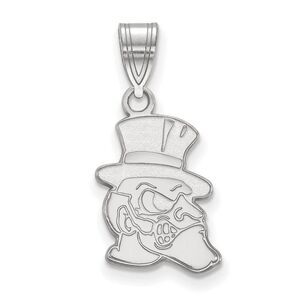 10k White Gold Wake Forest U. Medium Mascot Pendant